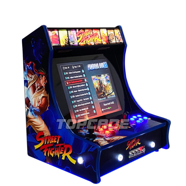 19 inch SF bartop arcade machine