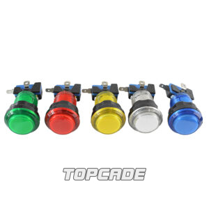 Clear Illuminated Arcade Button