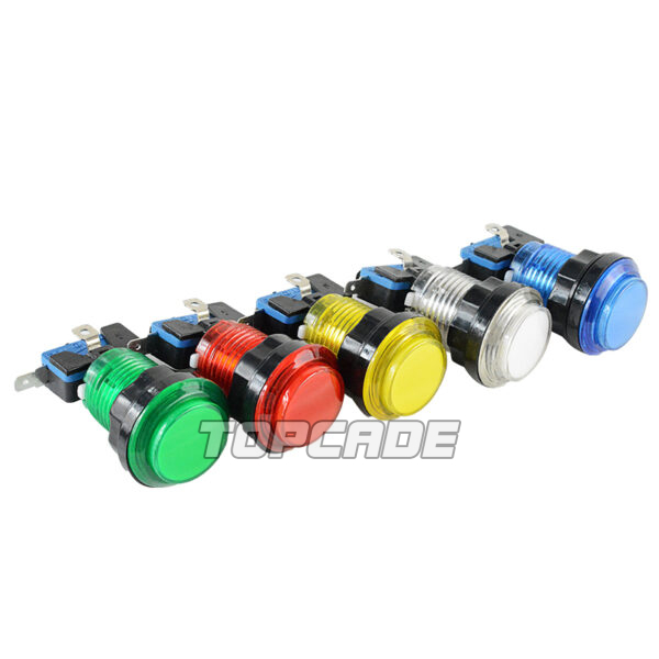 Clear Illuminated Arcade Button - Image 2