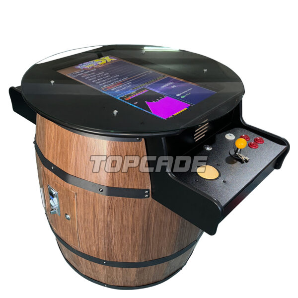 2 Sided 26'' Screen Wine Barrel Arcade with Trackball