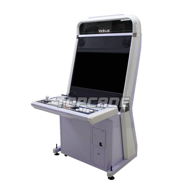 VEWLIX WHITE AND BLACK CABINET ARCADE - Image 4