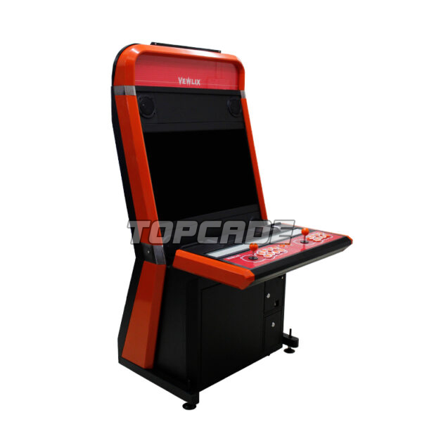 VEWLIX WHITE ORANGE CABINET ARCADE